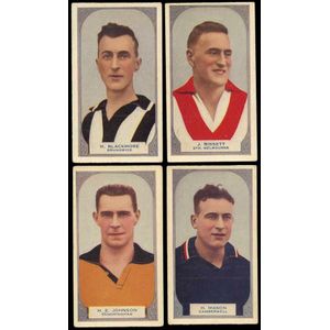 1933 Hoadleys 'Victorian Footballers' numbered 51-100, complete…