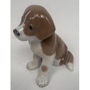 A Royal Copenhagen, Denmark porcelain figure of a St Bernard&hellip;