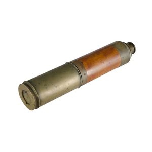 18th century three draw brass and mahogany telescope. Final…