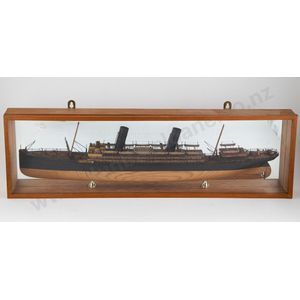 Ship model of a two funnel steamship model of a two funnel…
