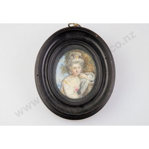 After Jean Etienne Liotard miniature portrait of the Countess…