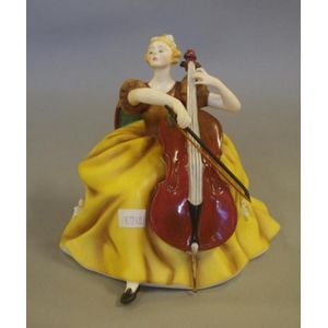 Royal Doulton limited edition 'Cello' figurine, 416/750,&hellip;