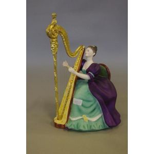 Royal Doulton limited edition 'Harp' figurine, 568/750,&hellip;