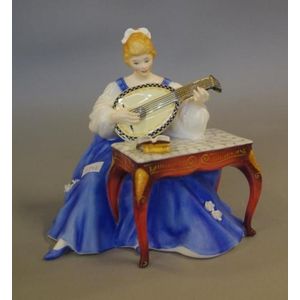 Royal Doulton limited edition 'Lute' figurine, 533/750,&hellip;