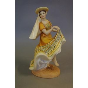 Royal Doulton limited edition 'Mexican Dancer', figurine,&hellip;