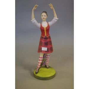 Royal Doulton limited edition 'Scottish Dancer', figurine,&hellip;