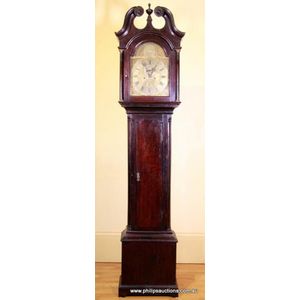 A fine George III Scottish mahogany longcase clock, early 19th&hellip;