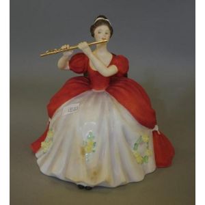 Royal Doulton 'Flute' figurine, limited edition 531/750, HN2483,&hellip;