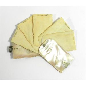 A Victorian mother of pearl & ivory 'Day of the Week' notebook,…