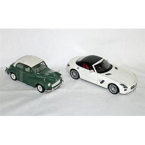 Two Minichamps models, including Mercedes-Benz and Morris Minor…