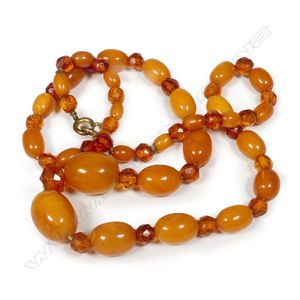 antique amber beads value