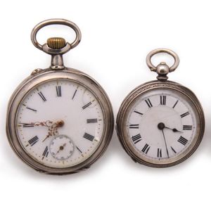 Sterling Silver and Silver Plate Pocket Watches - Watches - Pocket ...