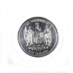 A scarce silver medal for the visit of H.M.S. New Zealand 1913,…