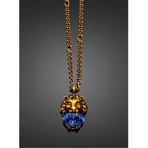 Gucci, Lion head necklace, featuring a drop lions head pendant&hellip;
