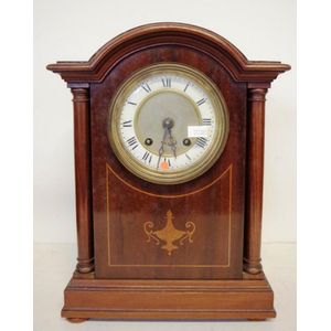 Buren Swiss Mantle Clock in Mahogany Case - Clocks - Mantle and Shelf ...