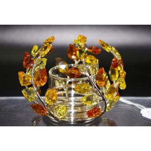 Swarovski Crystal bejelled tea light candle holder by Yasmine…