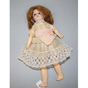 Antique SFBJ Paris bisque head doll jointed limbs, with early…