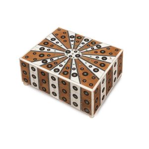 An Anglo Indian Vizagapatam silver and ivory inlaid box, late…