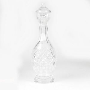 A Waterford Crystal wine decanter, in the 'Colleen' pattern.