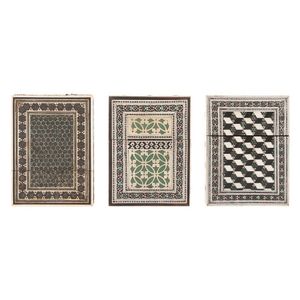 Three Anglo Indian Saedli card cases, 19th century, each…