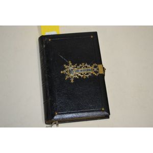 Late 19th century leatherbound and mother of pearl inset Bible,…