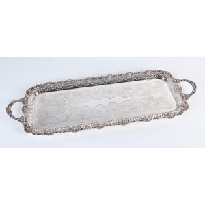 An English silver plated tray stamped 'Drummond & Co.…