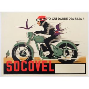 La Moto Qui Donne Des Ailes. Socovel (the Motorcycle that Gives…