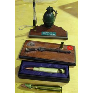 A Complaints Department desk set and other novelty items…