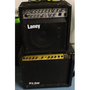 Two Amplifyers including Laney and Pro-Amp and a portable…