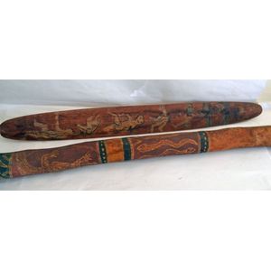 Australian Aboriginal artefacts: pukamani poles - price guide and values