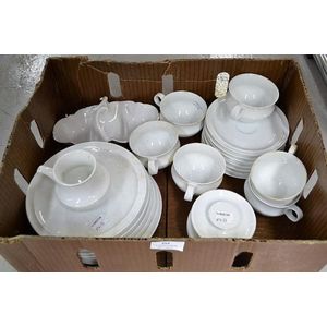 Rosenthal teaset along with a German dish
