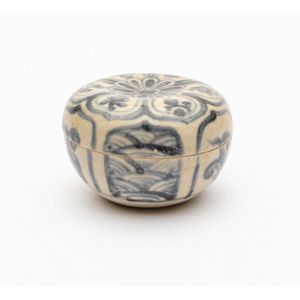Ming Blue and White Lotus Jarlet with Cover - Ceramics - Chinese - Oriental