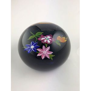 Perthshire paperweight lamp work bouquet and Gordon Smith…