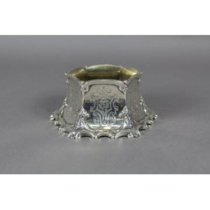 Victorian hallmarked sterling silver inkwell of hexagonal form,…