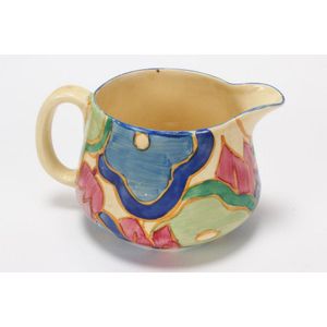 Clarice Cliff Fantasque Bizarre jug c.1932, in Chintz pattern,…