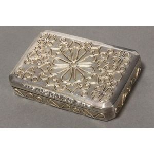 Austro-Hungarian silver box and cover, of rectangular form,…