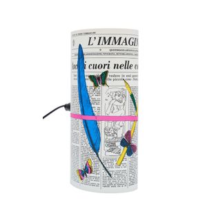 Piero Fornasetti 'L'Immaginario Illuminazione' table lamp for…