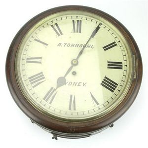 Angelo Tornaghi wall clock from Typewriter Repair branch having…