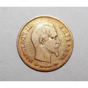 French Napoleon III 10 francs gold coin weight 3.15 grams