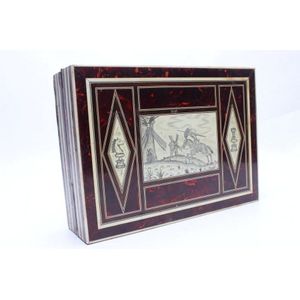 Rosewood and ivory chess set with ivory and ebony plaque 'La…