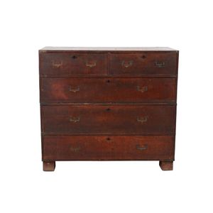 Antique Campaign And Military Chest Of Drawers Price Guide And