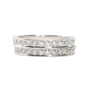 Calleija Platinum & Diamond Rings, Cull Circle Design - Rings - Jewellery