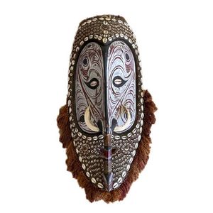 Sepik Ancestor Mask with Pig Tusks - New Guinean - Tribal