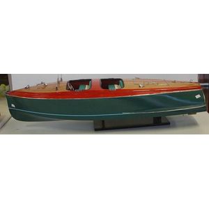 Hand made Chris Craft model speedboat of wooden construction…