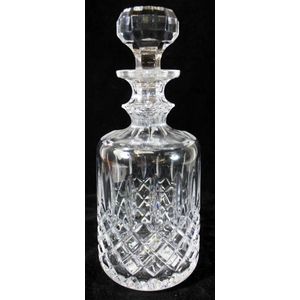 A Waterford Crystal (Portugal) Lismore pattern decanter