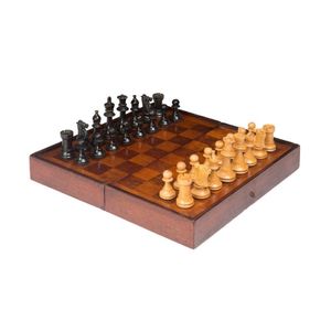 A fine Australian folding chess board, cedar and kauri pine…
