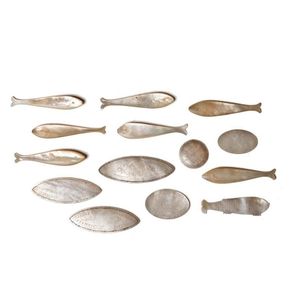 A collection of Chinese mother of pearl gaming tokens, circa…