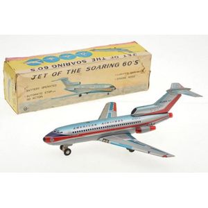 Marx toys (USA) American Airlines 727 Jetliner, battery powered…