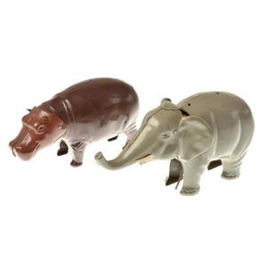 Two Marx (USA) clockwork animals, including a Hippo and…