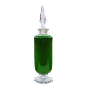 A pair of late 19th century chemist's display bottles, cylinder…